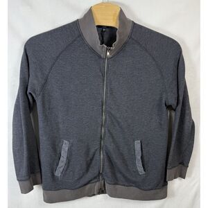 Benson NYC‎ 2-way full Zip Sweater Mens Size 2XL Long Sleeve Knit pockets